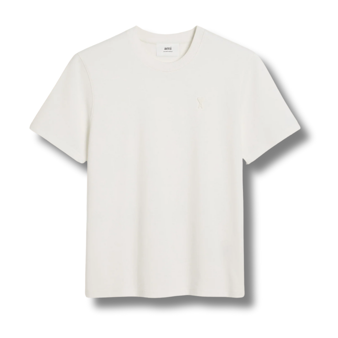 Ami Paris Heavy Cotton White T-Shirt SS'25 - Newbear