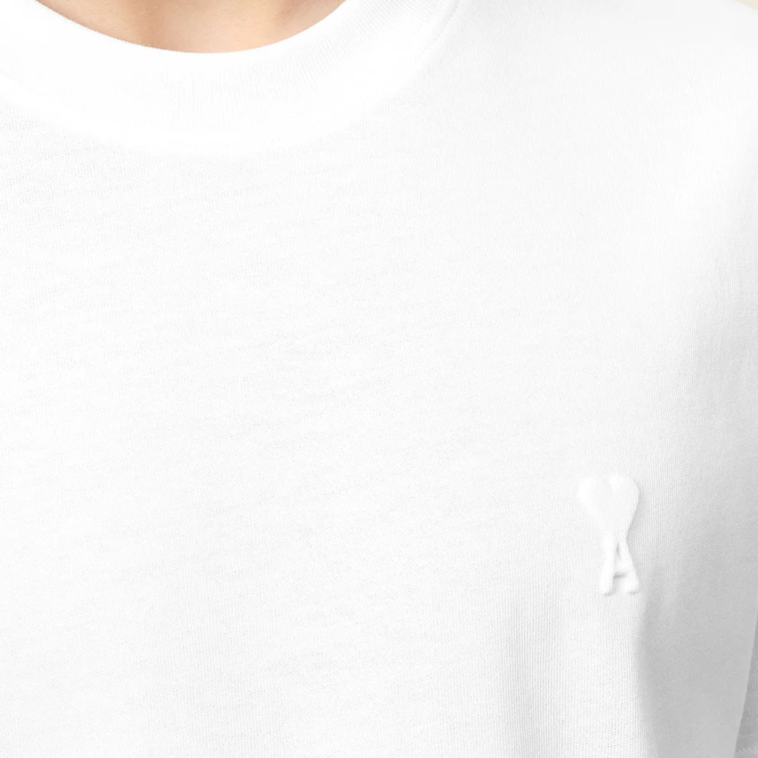 Ami Paris Heavy Cotton White T-Shirt SS'25 - Newbear