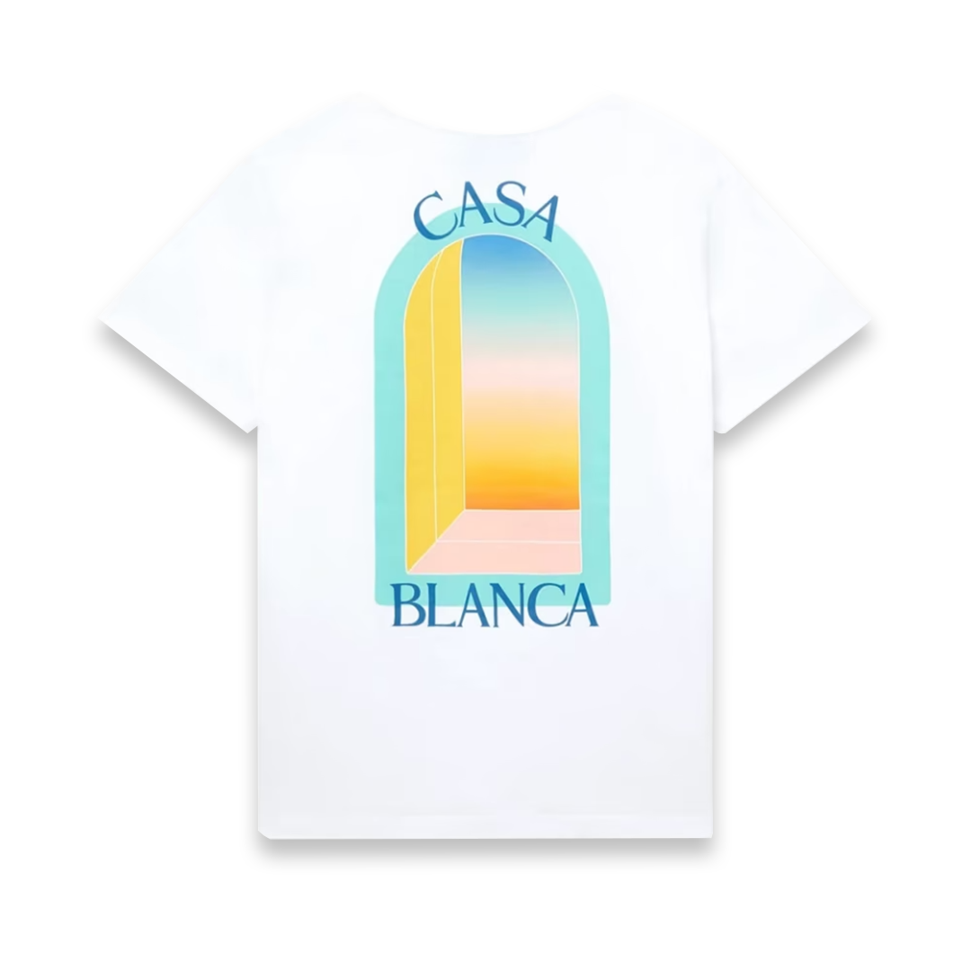 Casablanca L'Arc Coloré White T-shirt - Newbear
