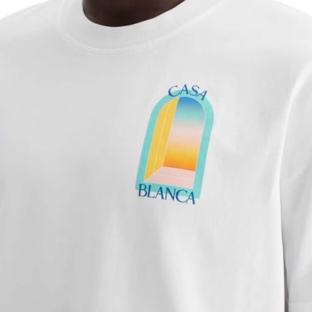 Casablanca L'Arc Coloré White T-shirt - Newbear