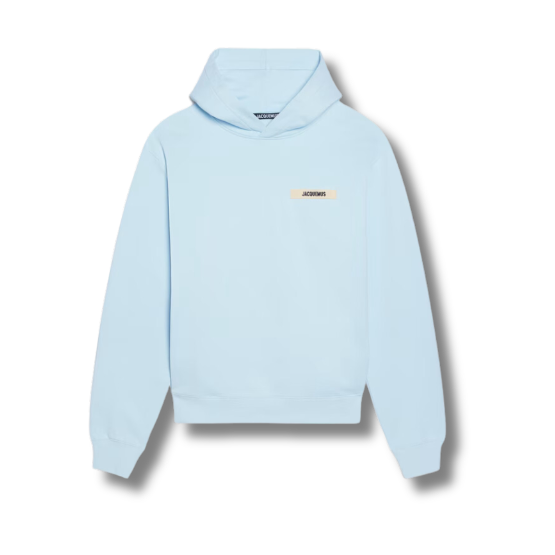 Jacquemus Gros Grain Hoodie Lightblue - Newbear