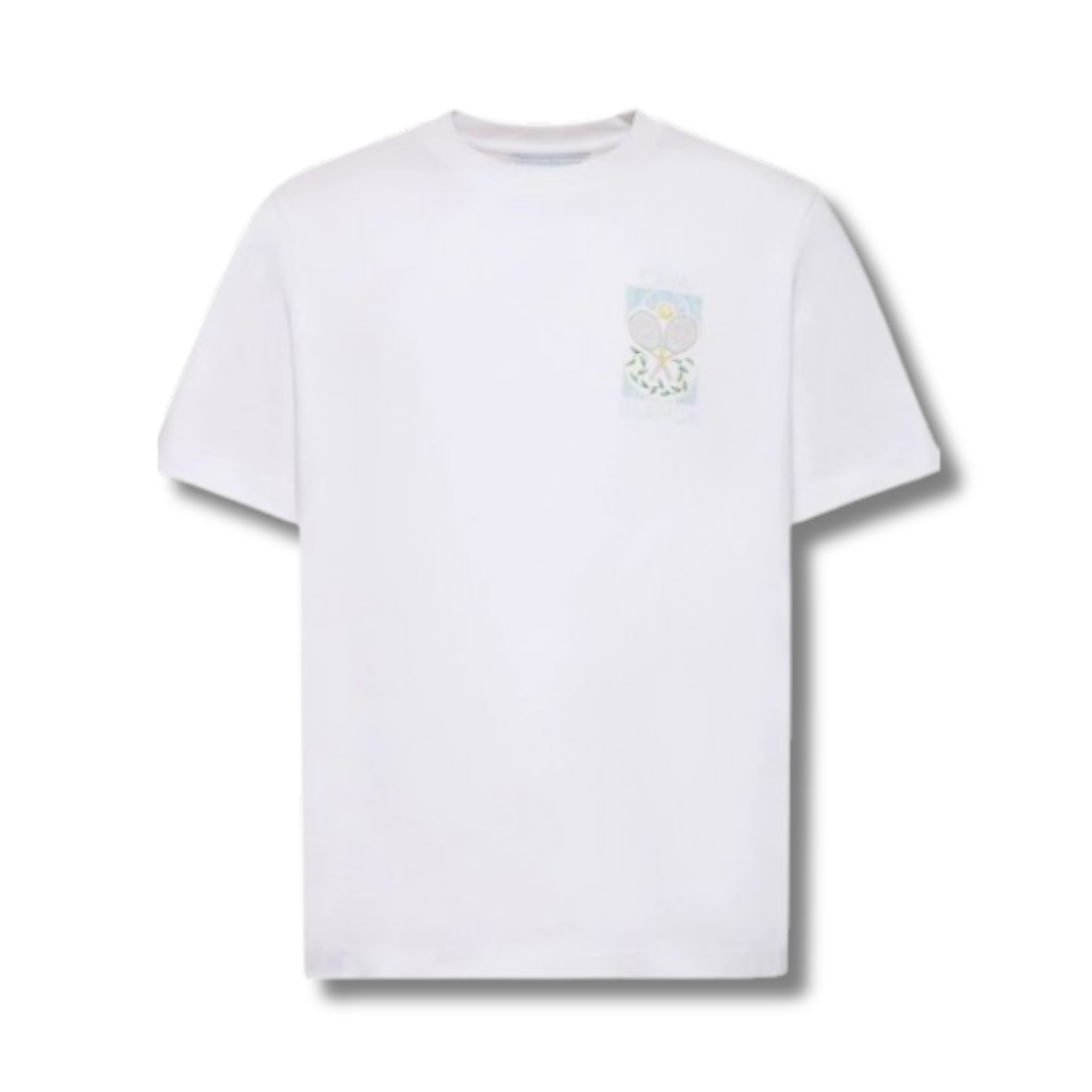 Casablanca Tennis Pastelle White T-shirt - Newbear