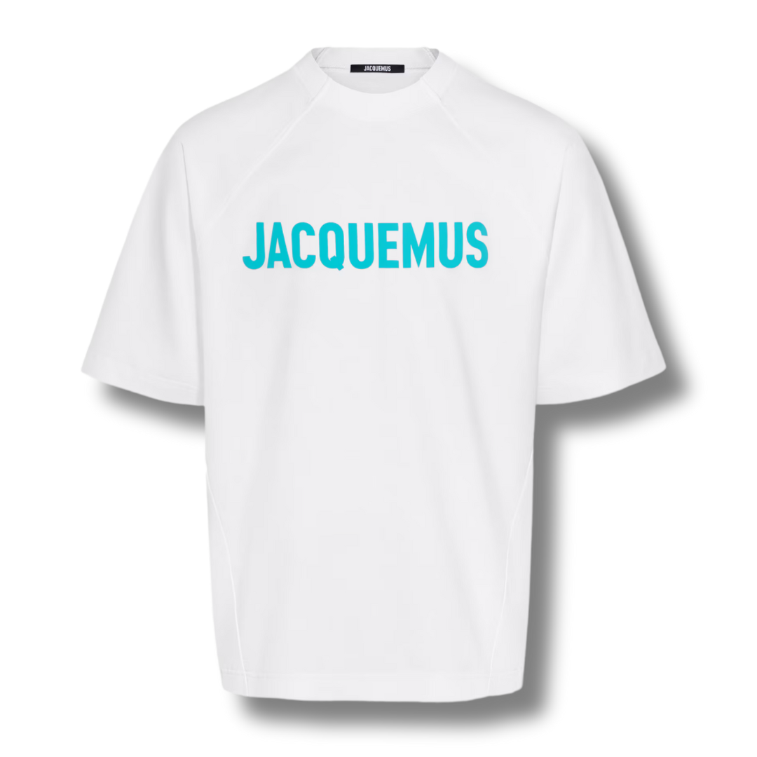 Jacquemus Typo T-Shirt White/Blue SS'25 Collection