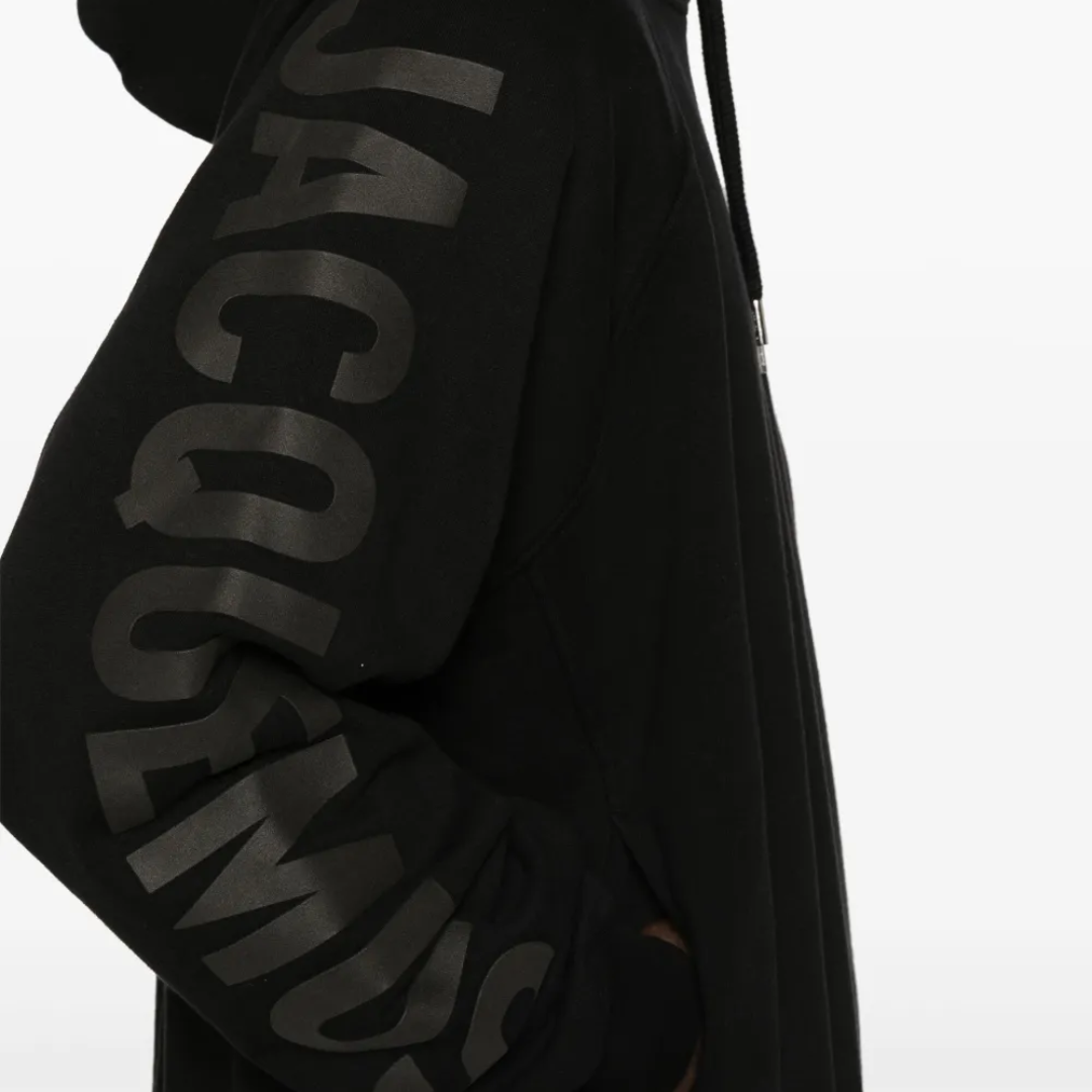 Jacquemus Sleeve Typo Hoodie Black (PRE-ORDER)