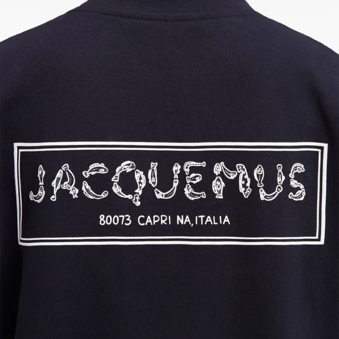 Jacquemus T-Shirt Merù Navy Blue - Newbear