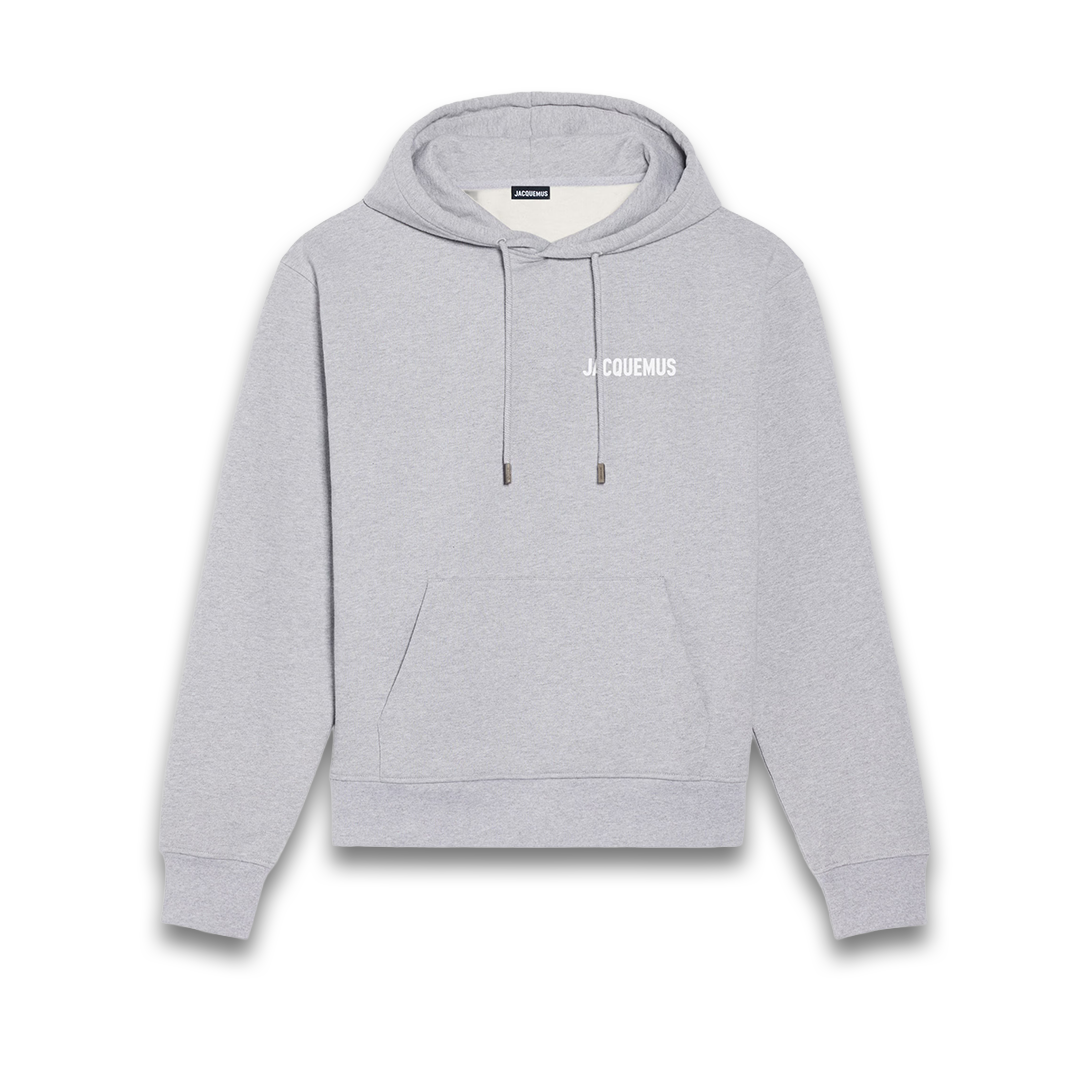 Jacquemus Hoodie Logo Grey - Newbear