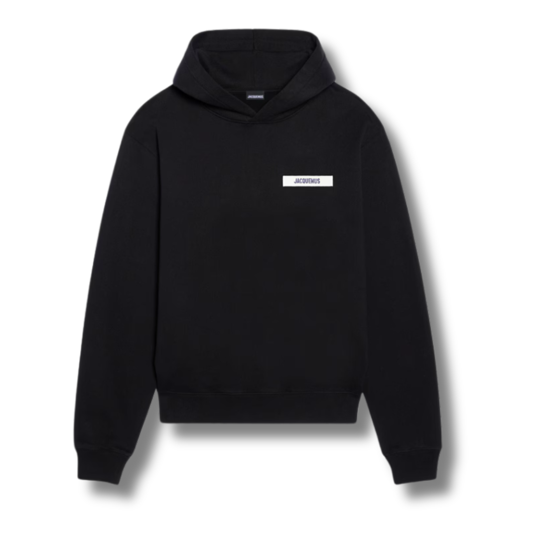 Jacquemus Gros Grain Hoodie Black