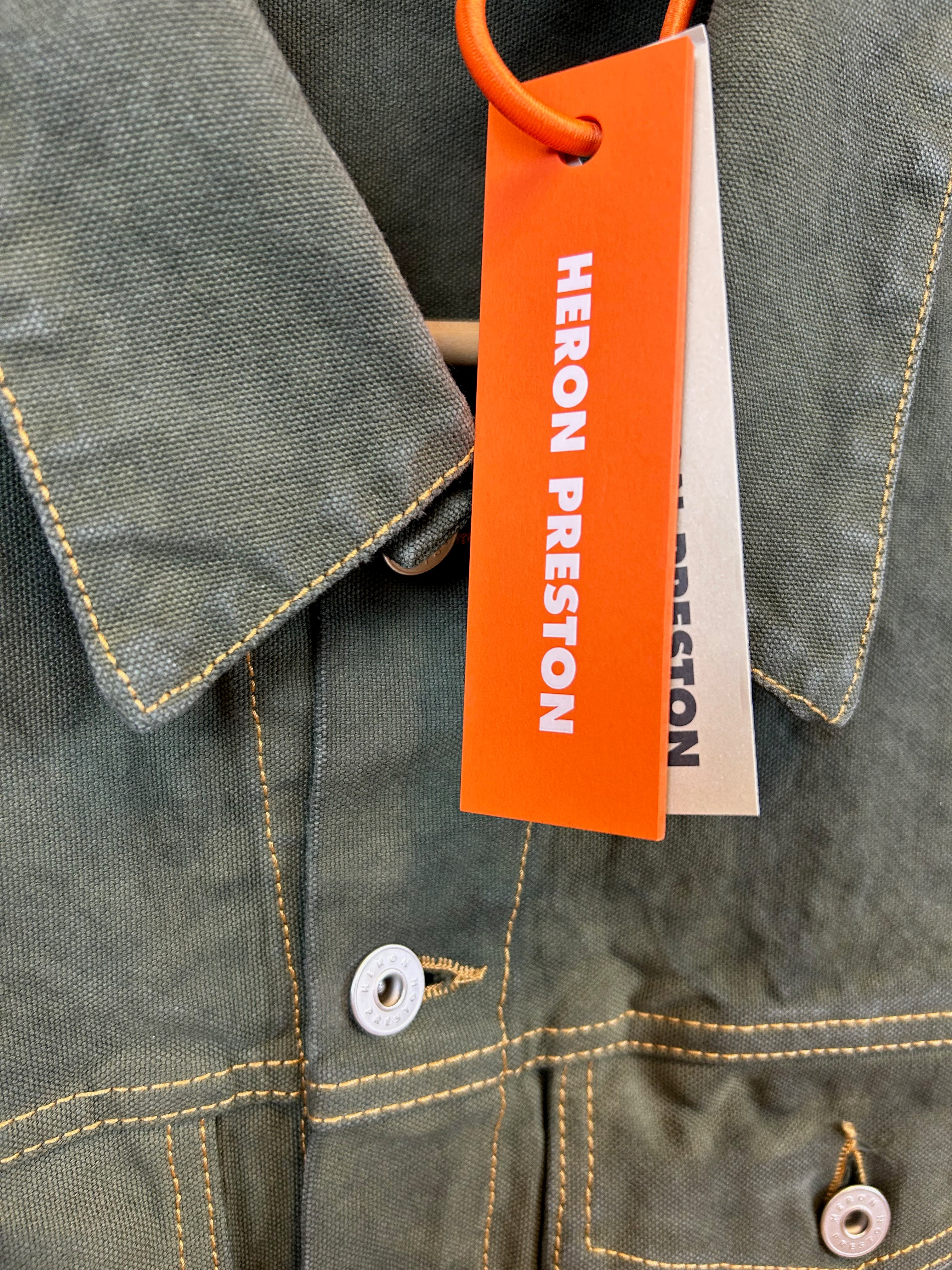 Heron Preston Green Denim Jacket - Newbear