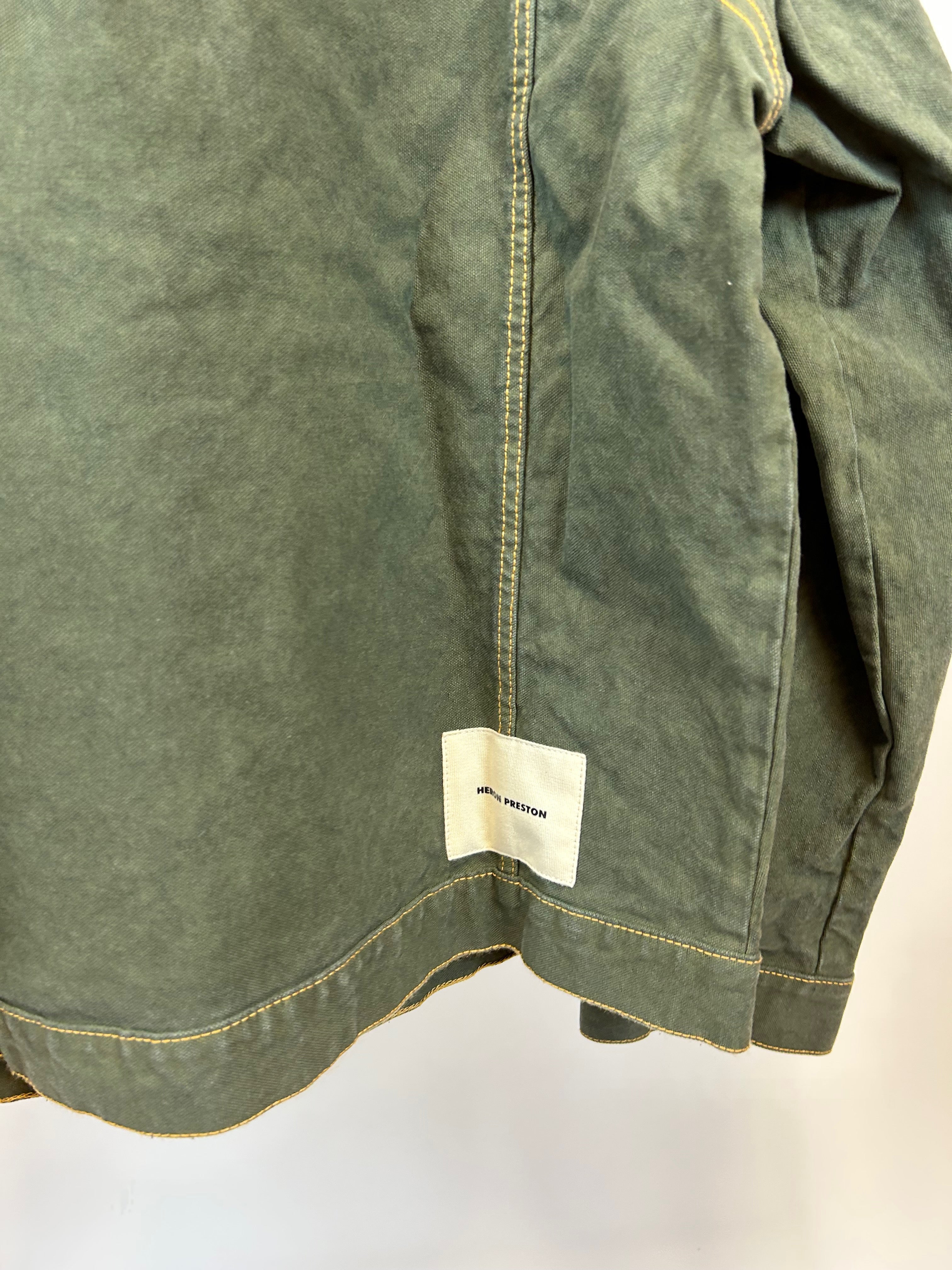 Heron Preston Green Denim Jacket - Newbear