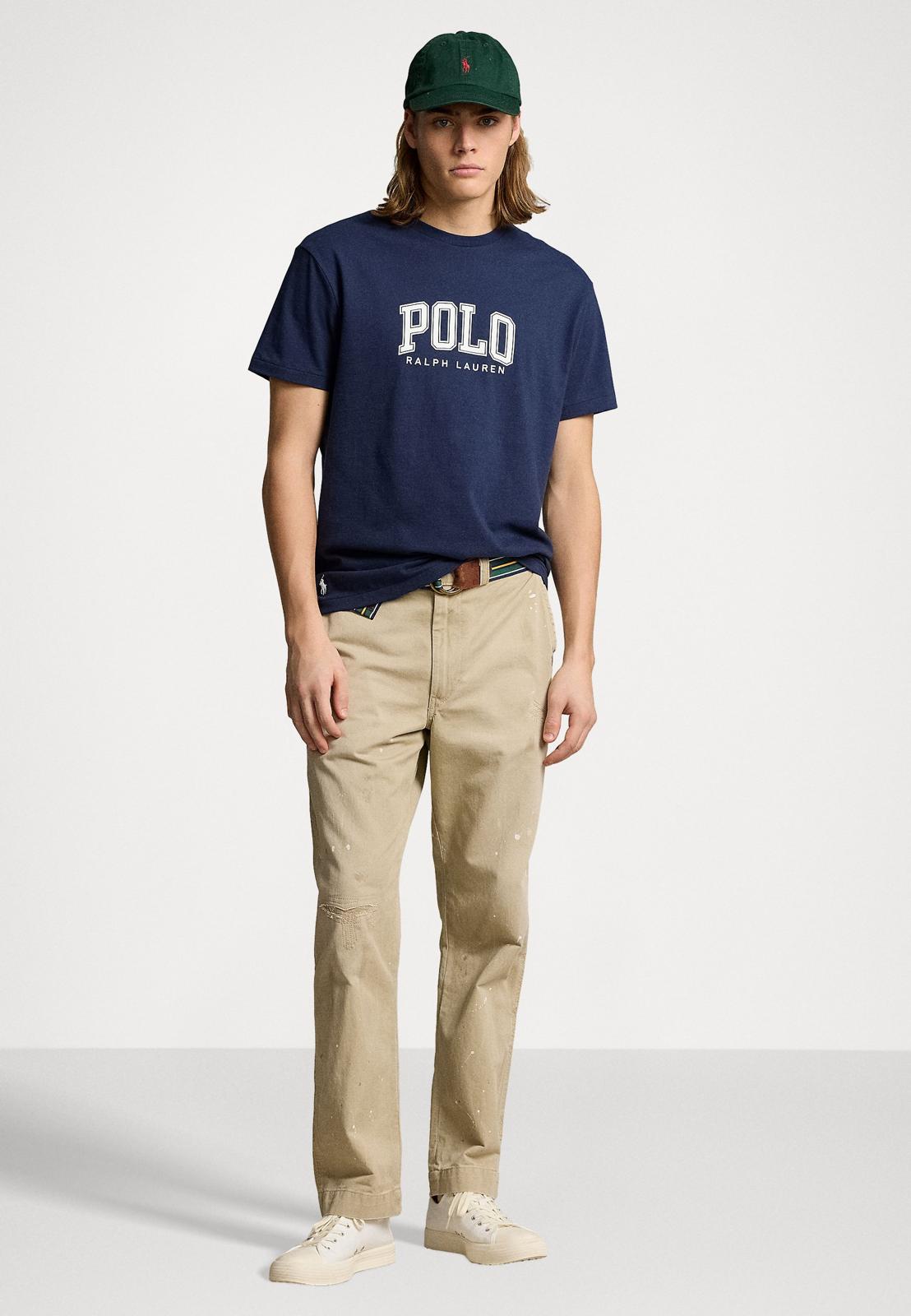 Khaki ralph lauren t shirt deals