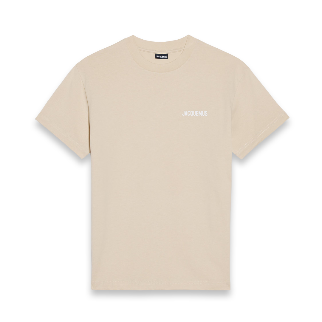 Jacquemus T-shirt Logo Light Beige - Newbear