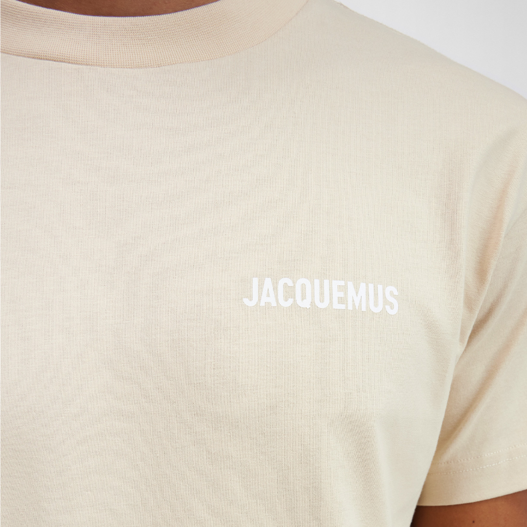 Jacquemus T-shirt Logo Light Beige - Newbear