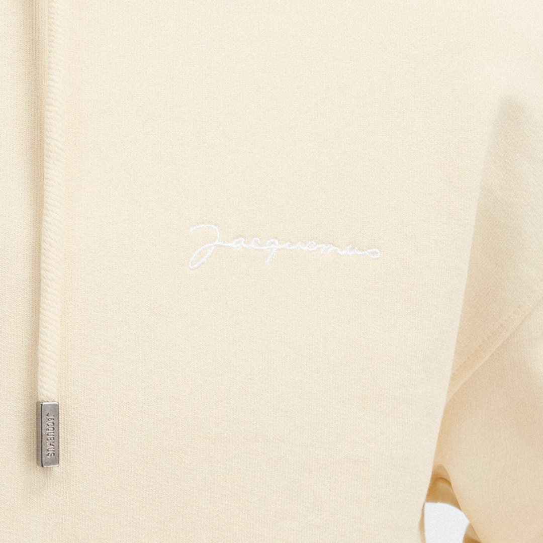 Jacquemus Hoodie Beige Brode