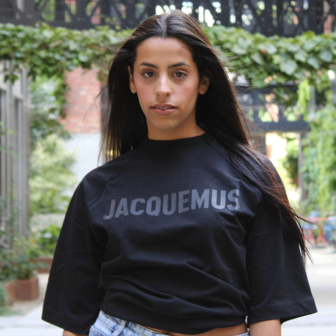 Jacquemus Typo T-Shirt Black