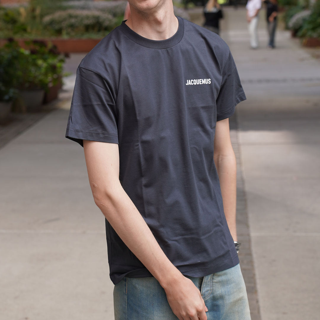 Jacquemus T-shirt Logo Dark Navy