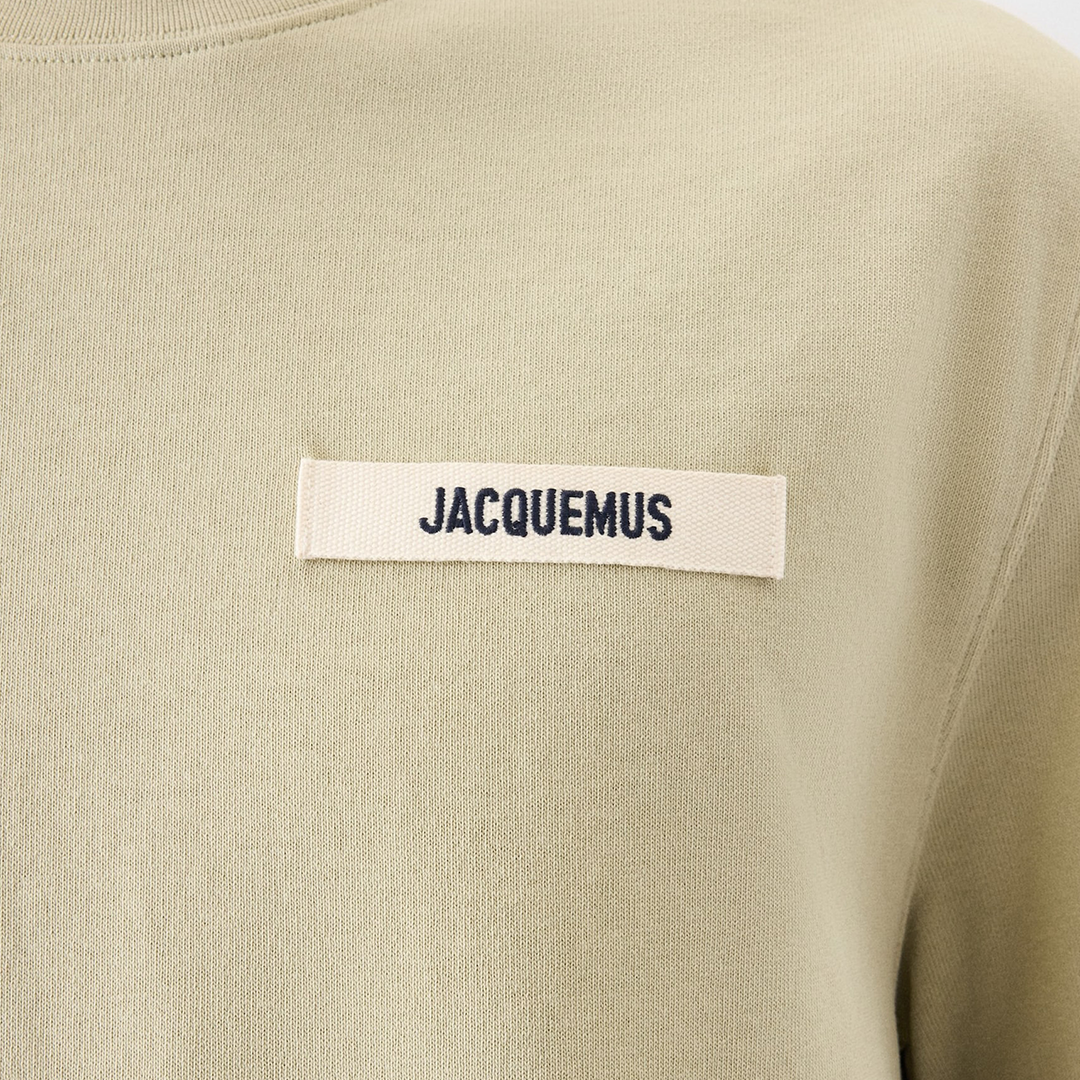 Jacquemus T-Shirt Gros Grain Light Khaki