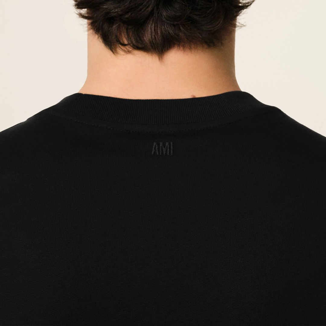 Ami Paris Black T-shirt Regular Fit - Newbear