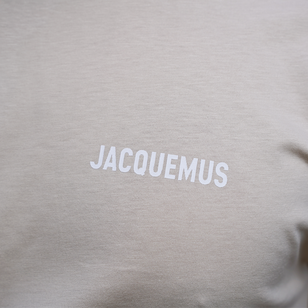 Jacquemus T-shirt Logo Light Beige - Newbear