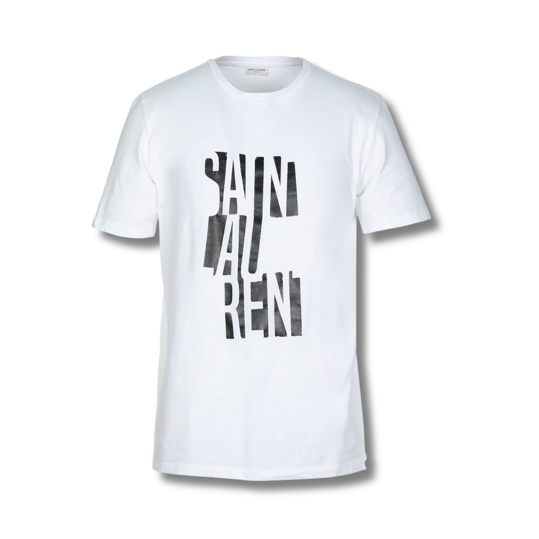 Saint Laurent T-Shirt White - Newbear